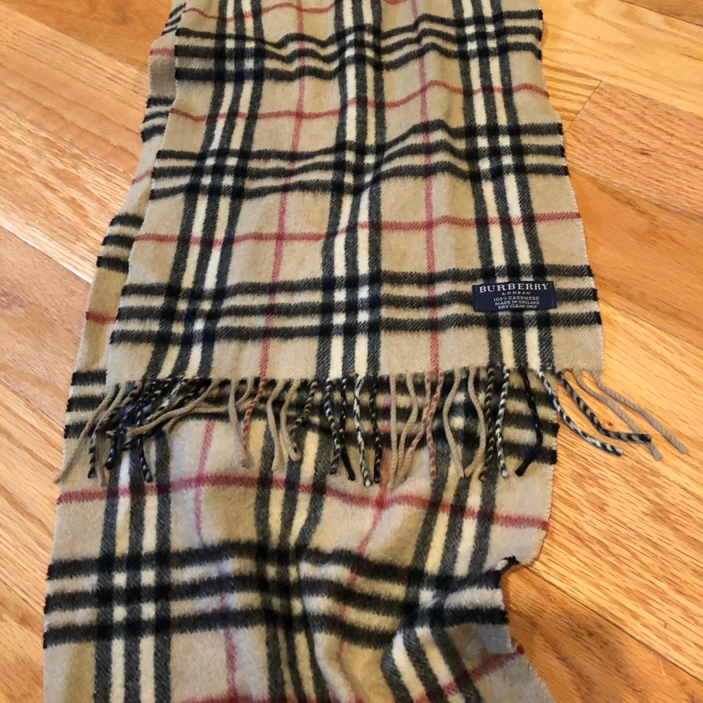 Burberry Block Check Neck Scarf